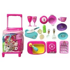 Набор посуды Наша Игрушка 17 предметов, чемодан (200273535)