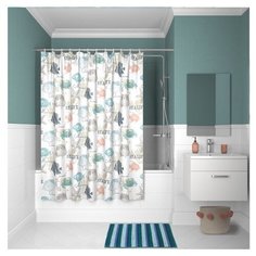 Штора для ванной комнаты Iddis B23P218i11 200х180 см полиэстер