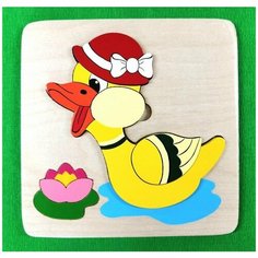 Мозаика-вкладыш Уточка, 4 детали Крона 143-089