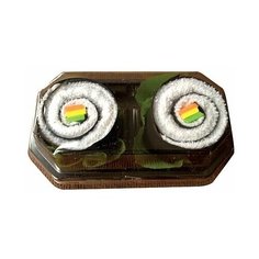 Набор подарочный из двух полотенец РОЛЛЫ, 11х6 см, (полотенца 2шт. 20х20см), Снегурочка Н88522