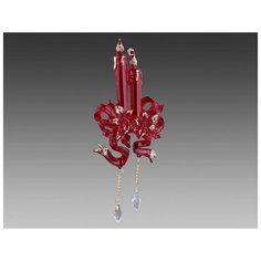 Ёлочная игрушка СВЕЧИ С БАНТОМ красно-золотые, 8.5х19.5 см, Holiday Classics AR1536R