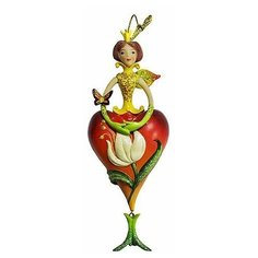 Статуэтка-подвеска ПРИНЦЕССА-ЛЕТО с бабочкой, полирезин, 4.9х3х13.4 см, Forest Market 3D1112