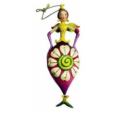 Статуэтка-подвеска ПРИНЦЕССА-ЛЕТО с божьей коровкой, полирезин, 4.2х4.2х14.1 см, Forest Market 3D1111