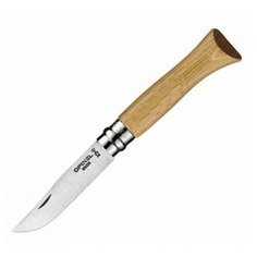 Нож Opinel "№6", нержавеющая сталь, дубовая рукоять