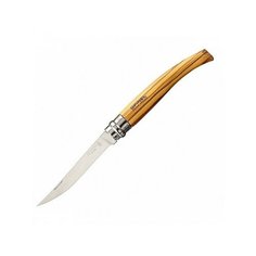 Нож филейный Opinel "№10", нержавеющая сталь, рукоять оливковое дерево