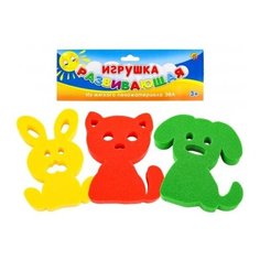 Развивающая игрушка из Эва веселые фигурки "Животные" Рыжий Кот И-7517/РК