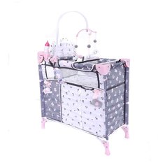 53035 Манеж-игровой центр для куклы с аксессуарами серии Скай, 70 см De Cuevas