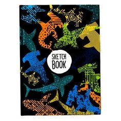 Блокнот Проф-Пресс Скетчбук Акулы А5