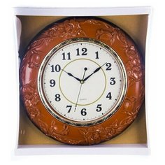 Часы настенные Home Art 38,8 см, коричневый Guterwahl