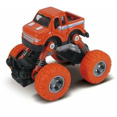 Машинка die-cast, инерционный механизм, рессоры, оранжевая, 1:46 Funky toys FT61074