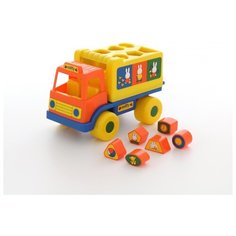 Логический грузовичок "Миффи" с 6 кубиками №1 Cavallino