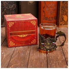 Подстаканник со стаканом "Лучший руководитель", кремль, 11,4 х 9,3 см 2690853 Семейные традиции