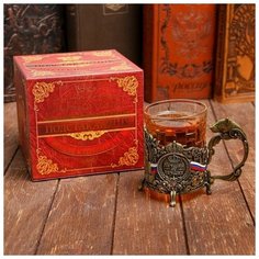 Подстаканник со стаканом "Лучший из лучших", 11,4 х 9,3 см 5099488 Семейные традиции