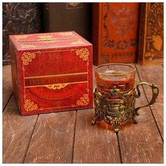 Подстаканник со стаканом "Лучший банщик", 11,4 х 9,3 см 5099491 Семейные традиции