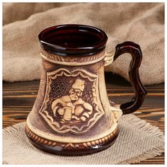 Кружка 0,5л "Атаман" 1086203 Керамика ручной работы