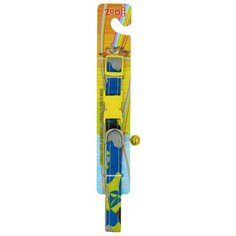 Ошейник с пластиковой косточкой 15 мм x 40 см "Аква", цвет: жёлтый Zoo One