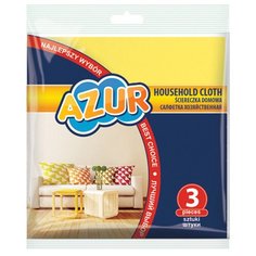 Салфетки универс. "Азур" набор 3 ШТ. (1/100) YORK Azur