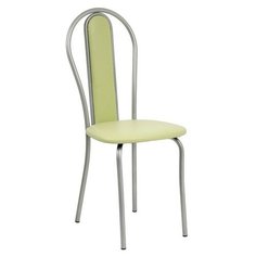 Стул "Венский Мягкий" Серебристый металлик/оливковый 4071276 Доляна