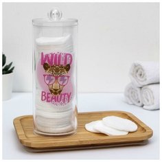 Органайзер для ватных дисков "Wild beauty", 20 х 8 см 5097380 Сима ленд