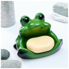 Мыльница "Лягушка" 1802475 Хорошие сувениры