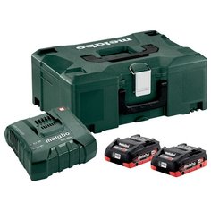 Комплект Metabo Basic-Set 2 x LiHD 18V 4.0Ah + ASC Ultra + M
