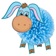 Набор для детского творчества "Фигурка из помпона. Ослик" Клевер