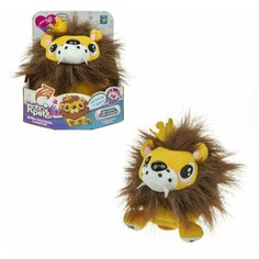 Интерактивная игрушка 1Toy Лев, плюшевый, повторюшка, 14 см, реагирует на прикосновение (Т19948)