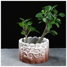 Кашпо керамическое "Дерево с сердечками" 12*8см 5274563 Take It Easy