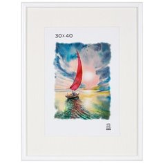 Рамка оформительская Zebra пластик, 30*40 см, белый цвет Зебра