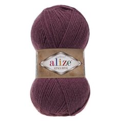 Пряжа ALIZE Alpaca royal 100г 250м (55 % акрил - 30 % альпака -15 % шерсть) (169 вишневый) 5 шт