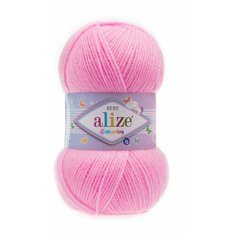Пряжа ALIZE SEKERIM BEBE 100гр. 320м (100% акрил) (191 розовый) 5 шт