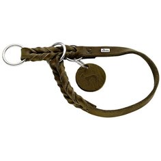 Ошейник-удавка HUNTER Solid Education 50, обхват шеи 45-50 см оливковый