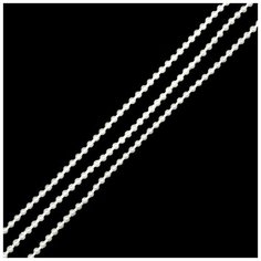 Бусины на бобине Tesoro, 1,5 мм, 200 метров, цвет: 1 белый