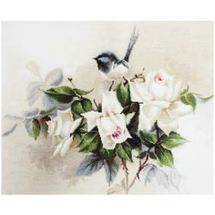 Набор для вышивания крестом Luca-S "Птичка", 32,5x32 см, арт. BA2316