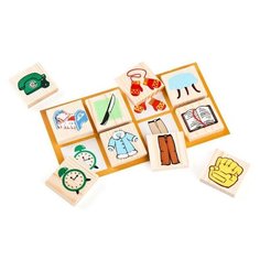 Деревянная игрушка Томик "Лото &ndash; предметы" (6-2222-3)