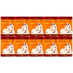 FarmStay Набор тканевых масок для лица с Лошадиным Маслом MASK SHEET HORSE OIL 23 мл - 10 шт