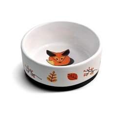 Triol миска керамическая на резинке лиса, 0,45л 30231014, 0,396 кг (2 шт)