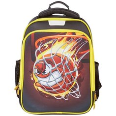 Ранец №1 School Flex, Basketball, 2 отделения, ортопедическая спинка, формованный