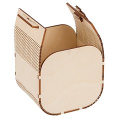 Заготовка для декорирования Mr. Carving "Шкатулка "Гармошка", 9,6x9,6x7,6 см, арт. ВК-022