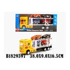 Машинка инерционная "Перевозчик универсальный", 38 см Рыжий кот