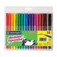 Фломастеры "Пингвины", 18 цветов Centropen