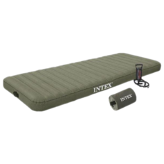 Матрас надувной Intex туристический "RollN Go" (с ручным насосом) 76х191х15 см