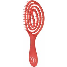 Von-U / Массажная расческа для распутывания волос Spin Brush Red