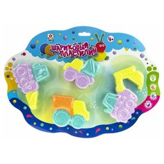 Шариковый пластилин 1Toy "Строительная техника", на блистере (Т18299)