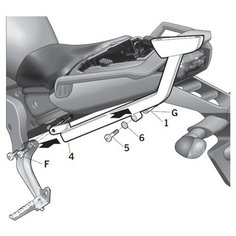 Крепление кофра SHAD Yamaha FZ1 (06-15), задний