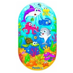 Pondo Kids коврик для ванны, 69*39(±1)см, Морские Обитатели
