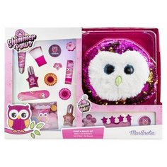 Большой набор косметики Пушистые лапки Martinelia с сумочкой "Сова"