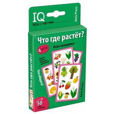 Настольная игра Айрис-Пресс Что где растёт? Игра находилка