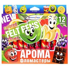 Darvish Фломастеры ароматизированные 12 цветов