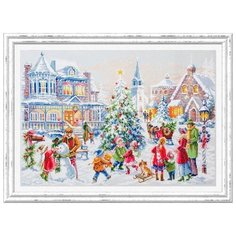 100-250 Набор для вышивания Чудесная игла Накануне Рождества46х31см